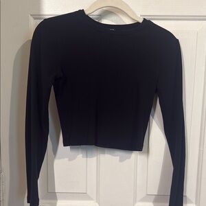 Black Long Sleeve Women's Top
